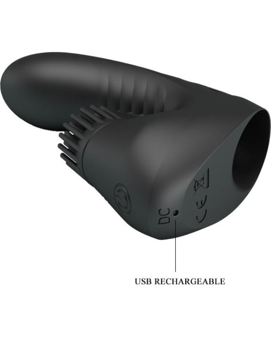 Prettylove Stimulator Rotator Magic Drill USB Silicone
