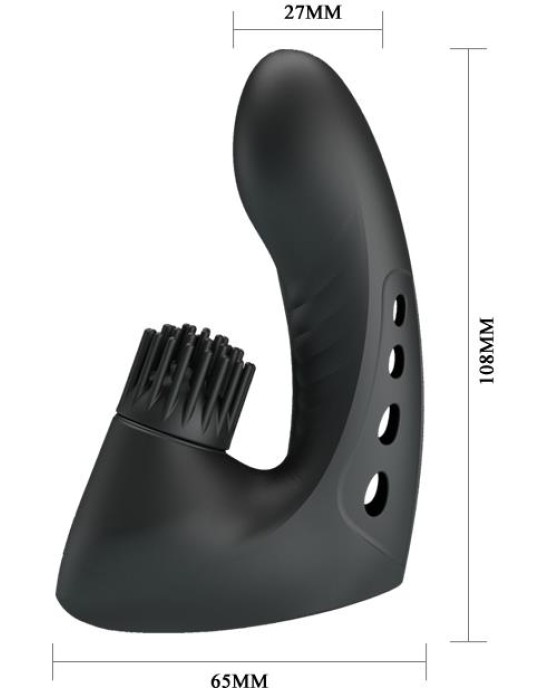 Prettylove Stimulator Rotator Magic Drill USB Silicone