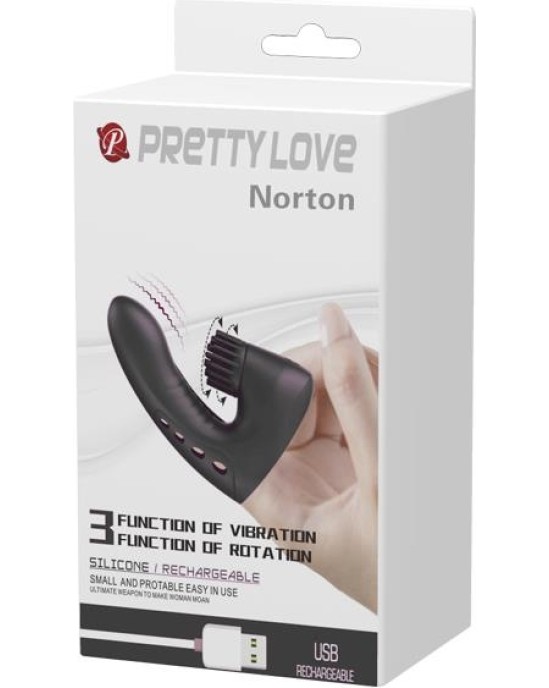 Prettylove Stimulator Rotator Magic Drill USB Silicone