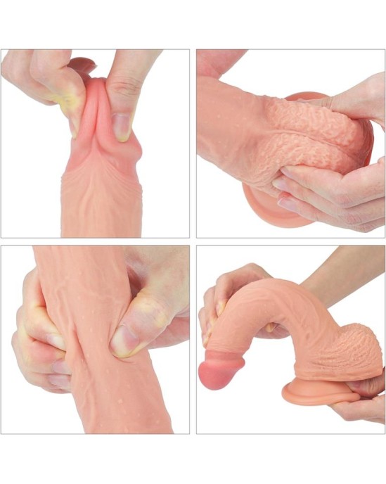 Lovetoy Dildo Nature 8.5 Liquid Silicone Flesh