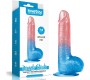Lovetoy Dildo Dazzle Studs 7.5 Pink and Blue
