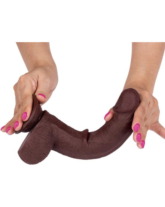 Liketrue Slidy Realistic Dildo Dual Layer Retractable and Adjustable 9