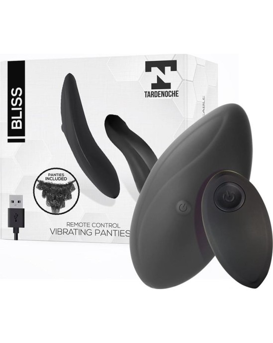 Tardenoche Bliss Vibrating Panties USB Remote Control USB Silicone