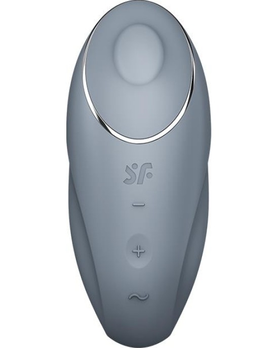 Satisfyer Tap and Climax 1 Vibrator and tapping Grey