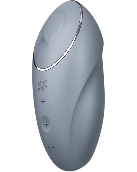 Satisfyer Tap and Climax 1 Vibrator and tapping Grey