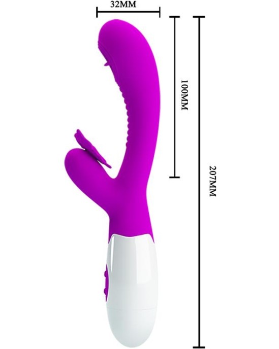 Prettylove Moth Vibe with Licking and Tickling