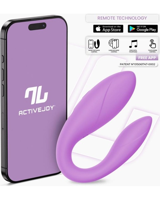 Intoyou App Series Couple Toy with App Flexible Silicone Lavender