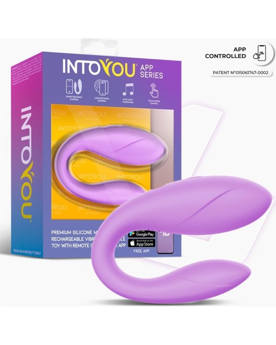 Intoyou App Series Couple Toy with App Flexible Silicone Lavender