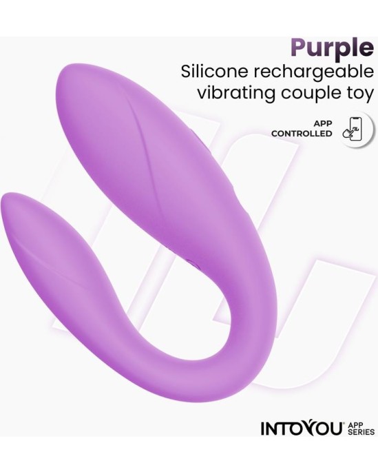Intoyou App Series Couple Toy with App Flexible Silicone Lavender