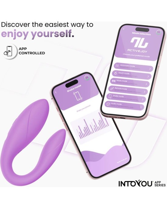 Intoyou App Series Couple Toy with App Flexible Silicone Lavender