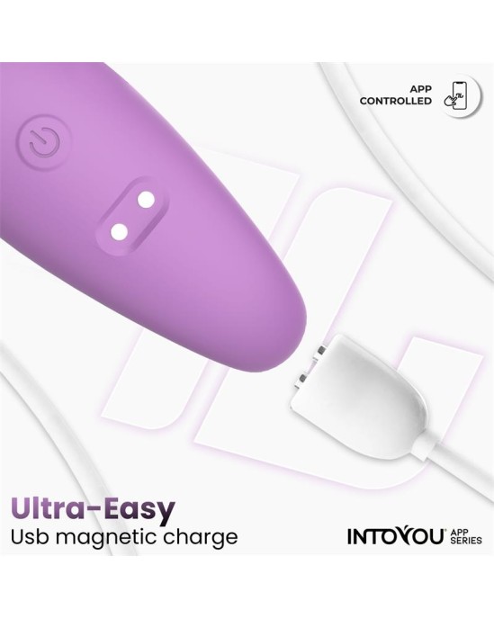 Intoyou App Series Couple Toy with App Flexible Silicone Lavender