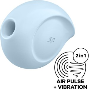 Satisfyer Sugar Rush Clitoris Sucker and Vibe Blue