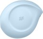 Satisfyer Sugar Rush Clitoris Sucker and Vibe Blue