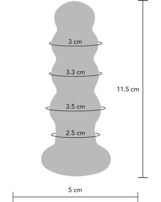 Toyjoy BUTTOCKS THE RADIANT GLASS BUTTPLUG