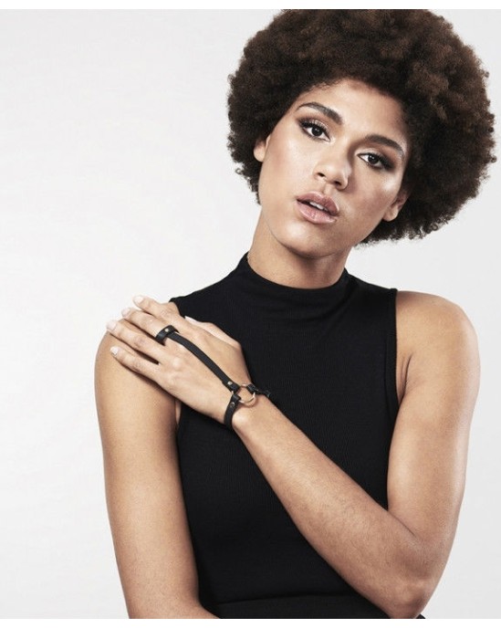 Bijoux Maze BIJOUX - INDISCRETS MAZE BRACELET / HAND HARNESS BLACK