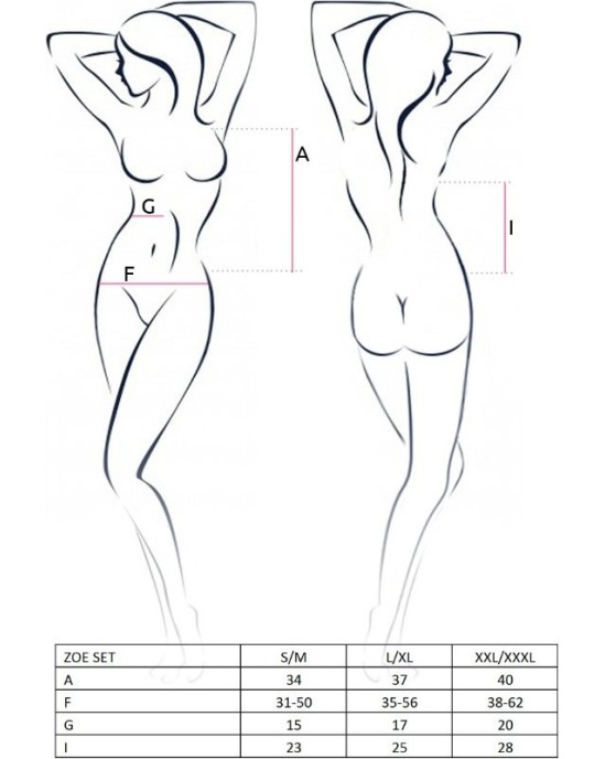 Passion Woman Sets PASSION - WOMAN ZOE SET SIZE L/XL