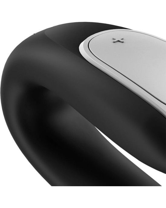 Satisfyer Connect SATISFYER - DOUBLE FUN PARTNER VIBRATOR BLACK