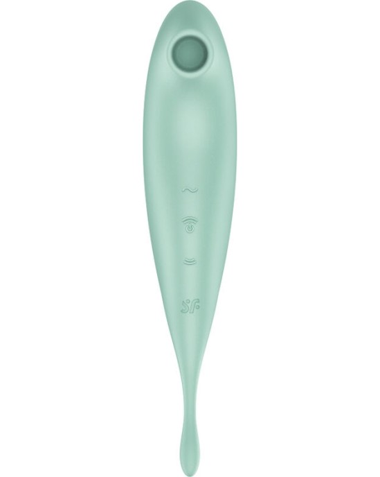 Satisfyer Connect SATISFYER - TWIRLING PRO+ AIR PULSE STIMULATOR & VIBRATOR APP GREEN