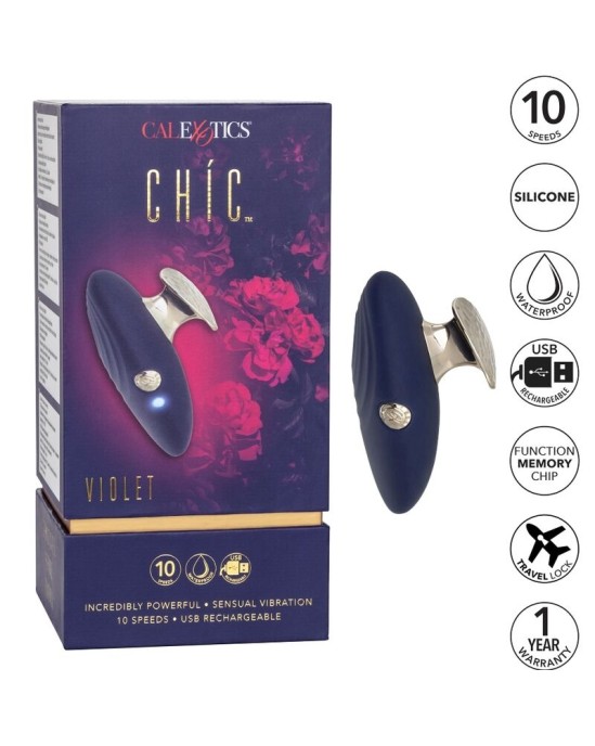 California Exotics CALEX CHIC VIOLET STIMMULATOR 10 SPEEDS