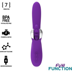 Fun Function Vibrators ar klitora stimulātoru