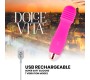 Dolce Vita UZLĀDĒJAMS VIBRATORS rozā 7 Ātrumi