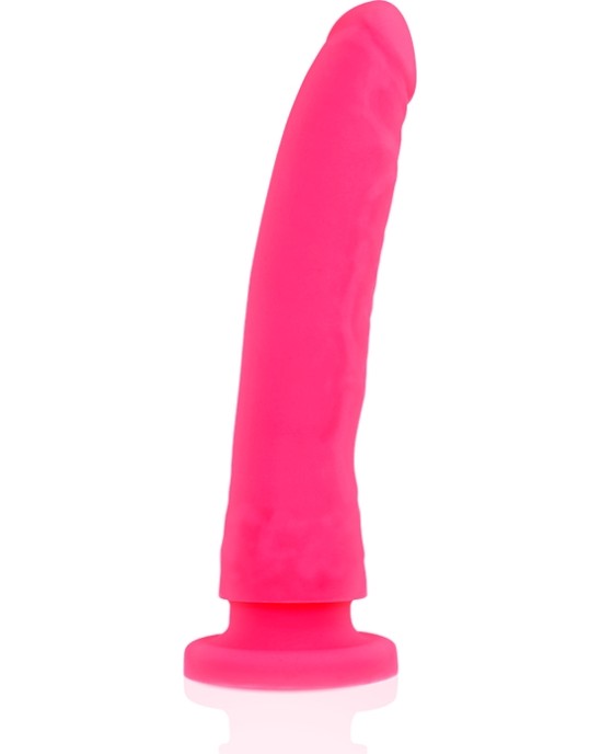 Deltaclub DELTA CLUB - TOYS HARNESS + Dildo rozā SILICONE 17 X 3 CM