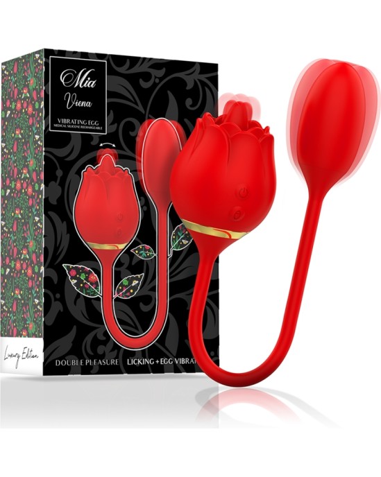 MIA VIENNA DOUBLE PLEASURE LICKING + VIBRATING EGG