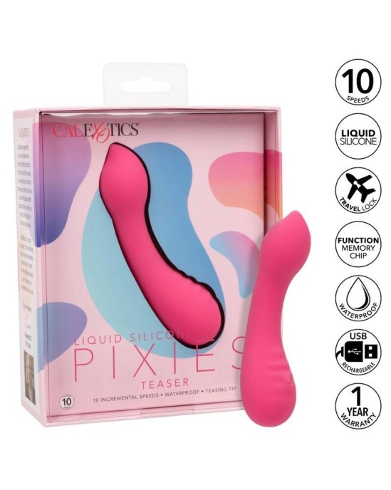 California Exotics PIXIES vibrators rozā krāsā