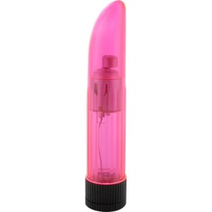 Seven Creations CRYSTAL caurspīdīgs VIBRATOR LADY rozā