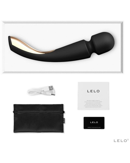 Lelo SMART WAND 2 MASSAGER MEDIUM melns