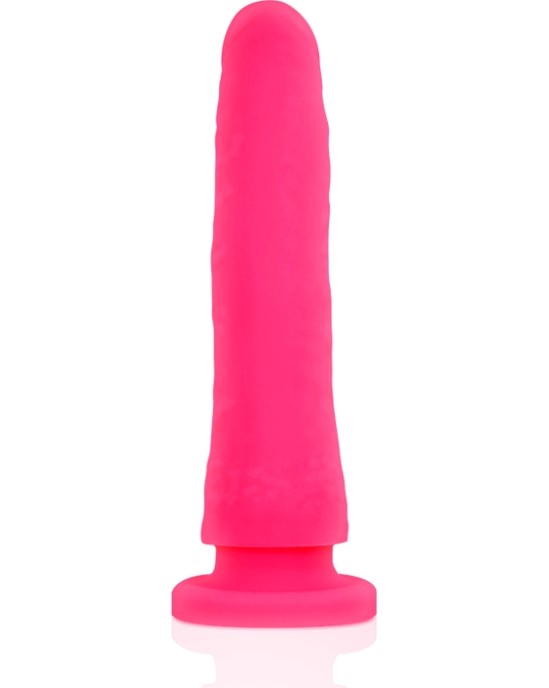 Deltaclub DELTA CLUB - TOYS HARNESS + Dildo rozā SILICONE 17 X 3 CM