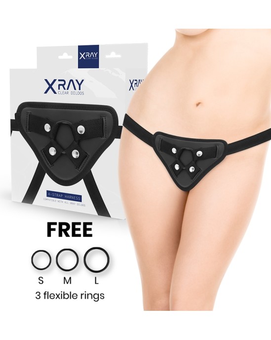 X Ray XRAY HARNESS WITH SILICONE RINGS FREE