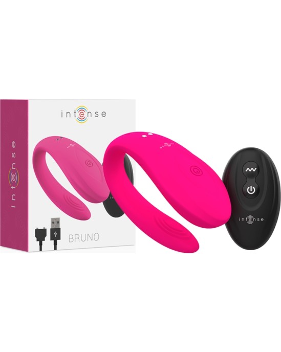 Intense Couples Toys INTENSE BRUNO PARTNER DOUBLE PLEASURE rozā