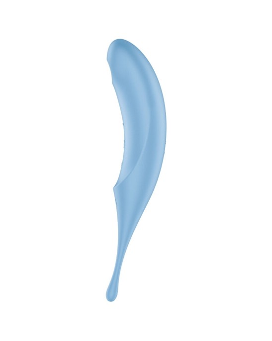 Satisfyer Air Pulse SATISFYER TWIRLING PRO AIR PULSE STIMULATOR & VIBRATOR - BLUE