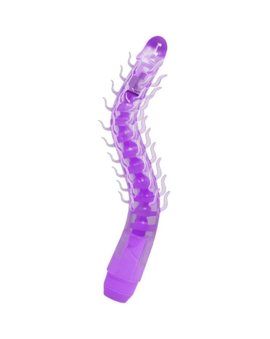 Baile Rotations Lokāms dildo "mugurkauls" ar vibrāciju 23,5 CM violets