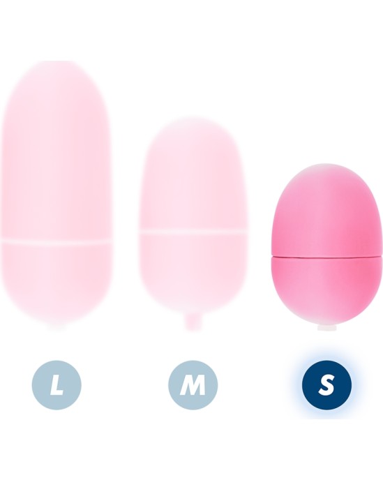 Online vadības pults, vibrējoša ola S rozā krāsā
