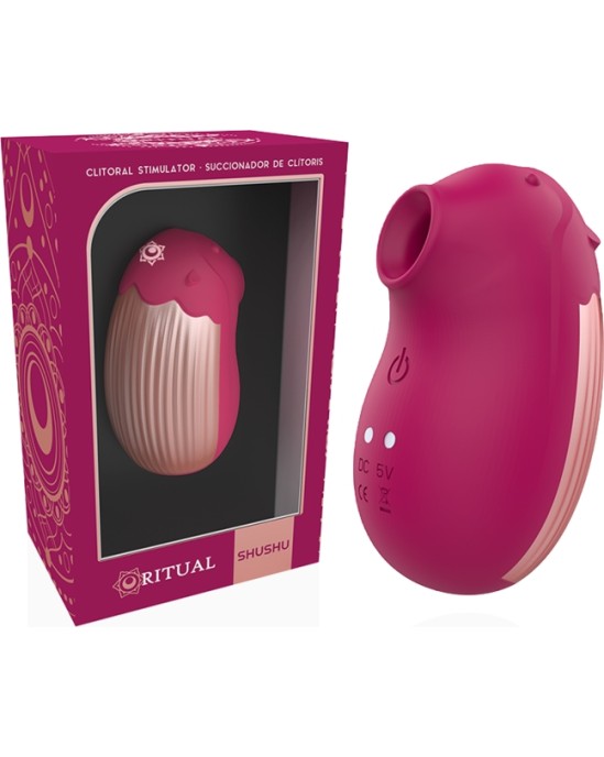 Rithual SHUSHU 2.O NEW GENERATION CLITORAL SUCKER AQUA CERISE