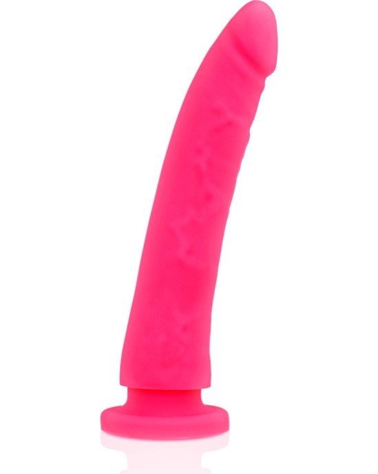 Deltaclub DELTA CLUB - TOYS HARNESS + Dildo rozā SILICONE 17 X 3 CM