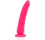 Deltaclub DELTA CLUB - TOYS HARNESS + Dildo rozā SILICONE 17 X 3 CM