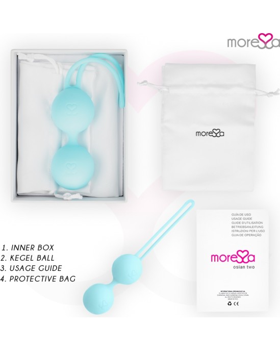 Moressa OSIAN TWO PREMIUM СИЛИКОНОВЫЙ БИРЮЗОВЫЙ