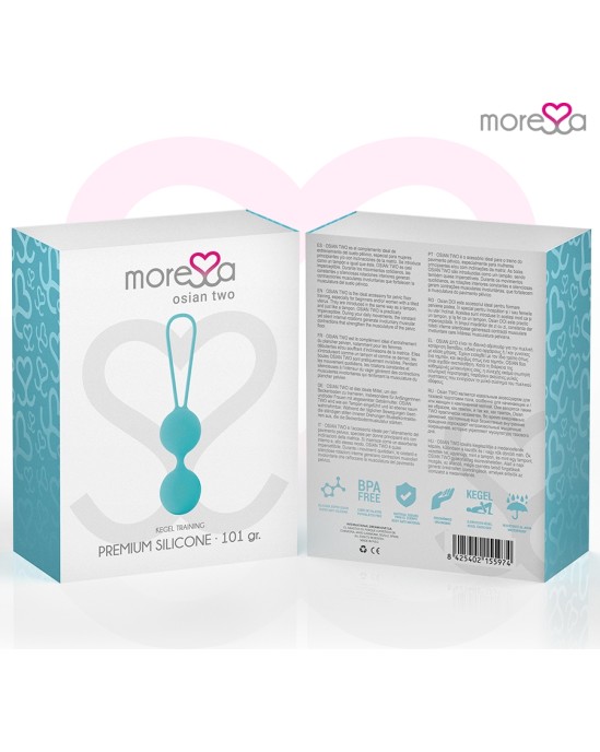 Moressa OSIAN TWO PREMIUM СИЛИКОНОВЫЙ БИРЮЗОВЫЙ