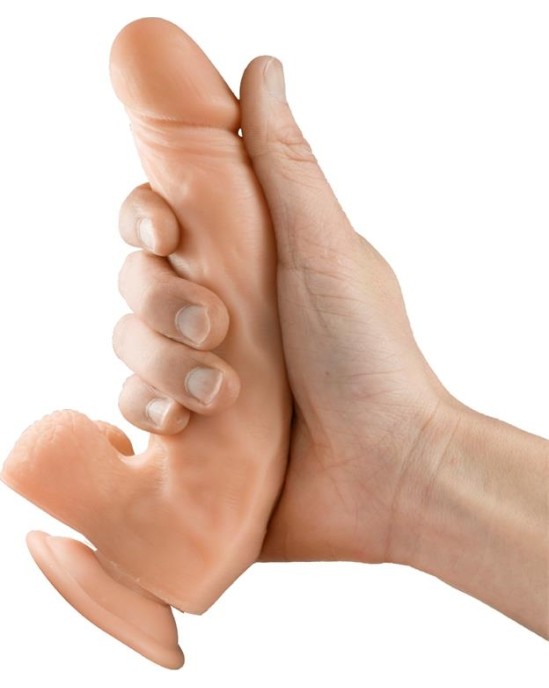 Max & Co Zane Realistic Dildo with Testicles Flesh 7,6 - 19.5 cm