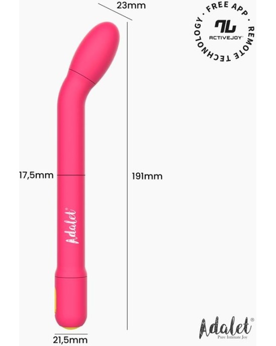Adalet Gently G-Point Vibrator with APP Pink