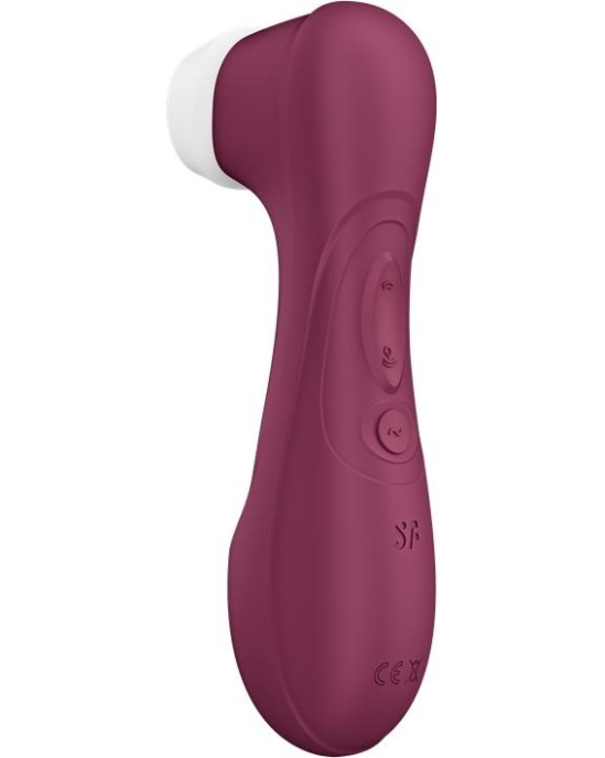 Satisfyer Pro 2 Gene 3 Liquid Air Technology Suction and Vibration App Connect Wine Red