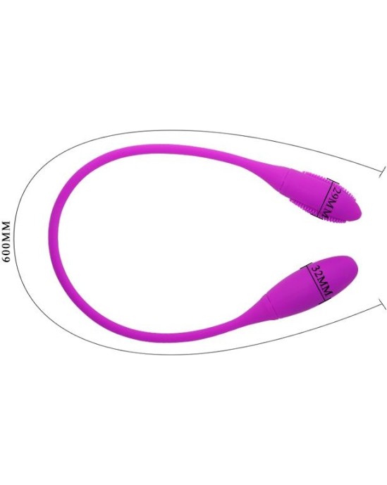 Prettylove Pretty Love Vibrating Eggs Snaky Vibe Purple