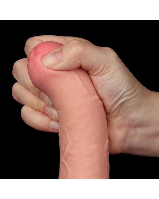 Lovetoy Sliding Skin Dual Layer Dildo 8