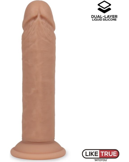 Liketrue Dual Layer Dildo 8.5 Flesh