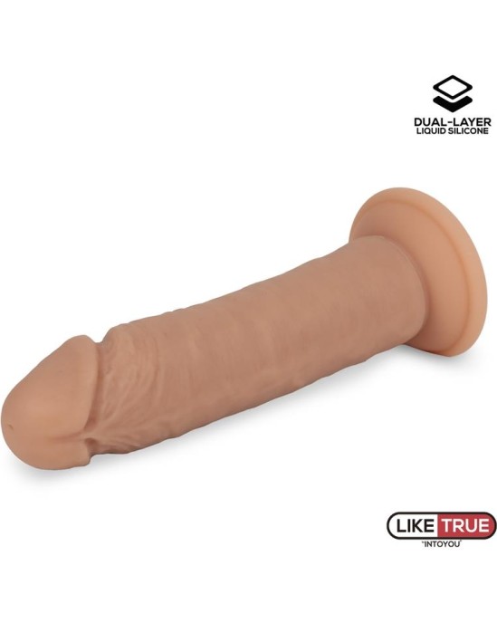 Liketrue Dual Layer Dildo 8.5 Flesh