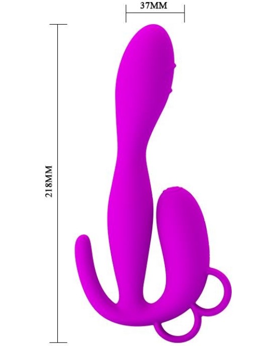 Prettylove Pretty Love Butt Plug Flowery Purple