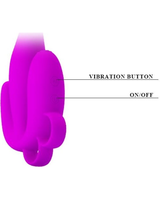 Prettylove Pretty Love Butt Plug Flowery Purple